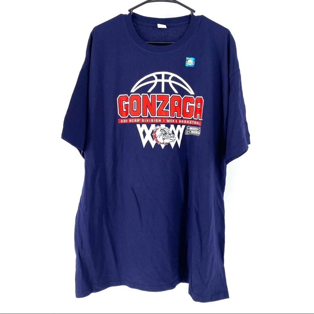 Hanes Men's Gonzaga Short Sleeve Crewneck Tee